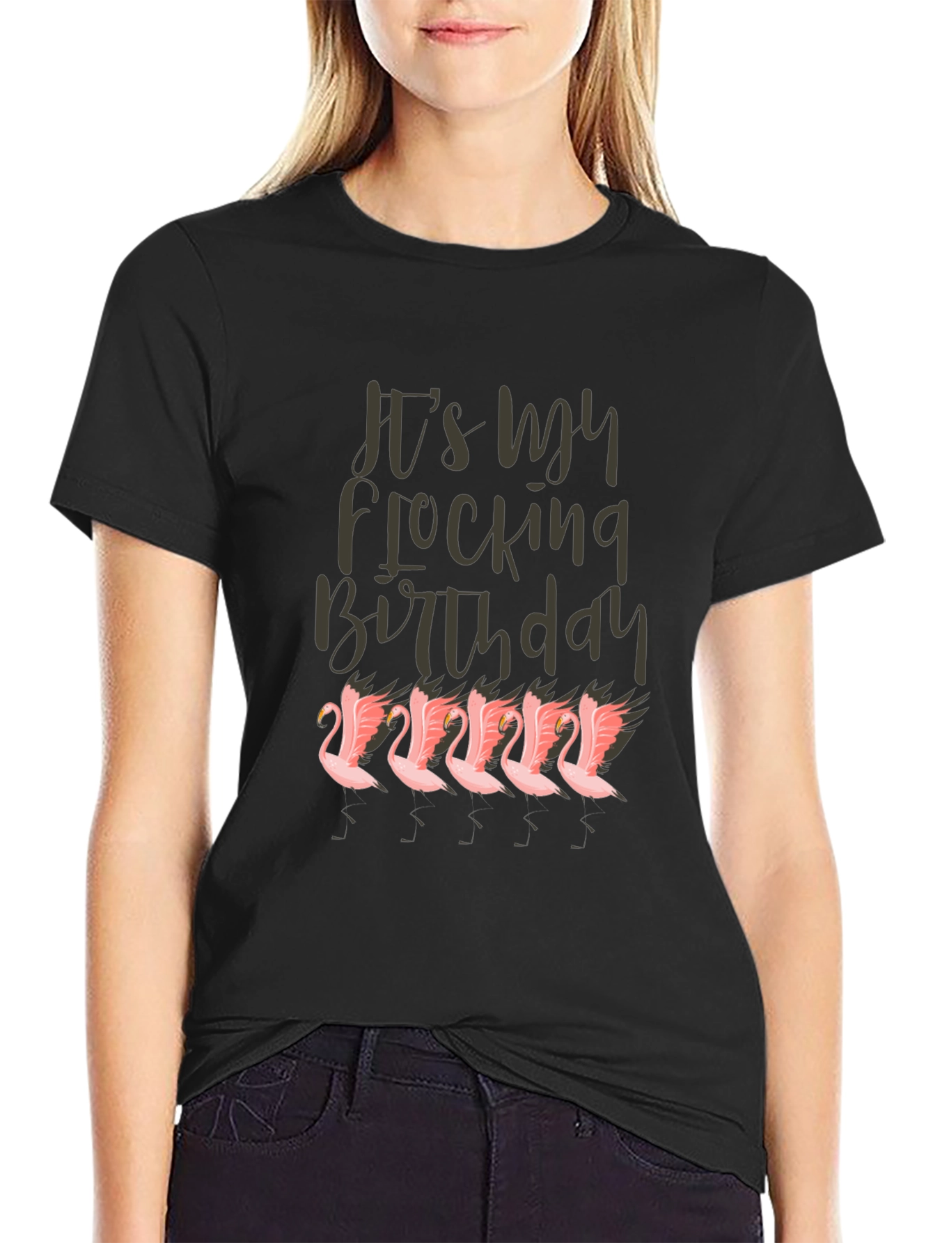 Its My Flocking Birthday Flamingo T-Shirt