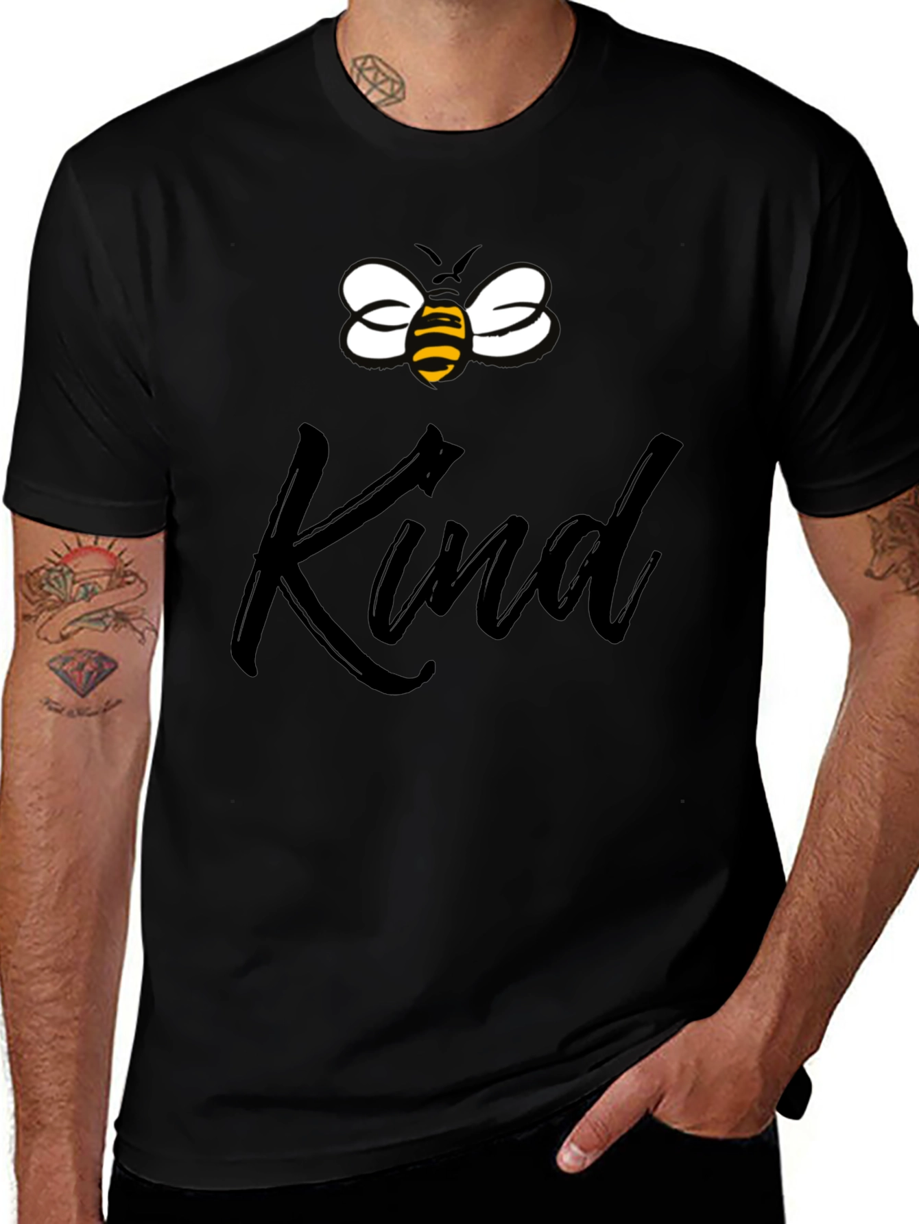 Bee Kind Graphic Tee - Stylish Comfort