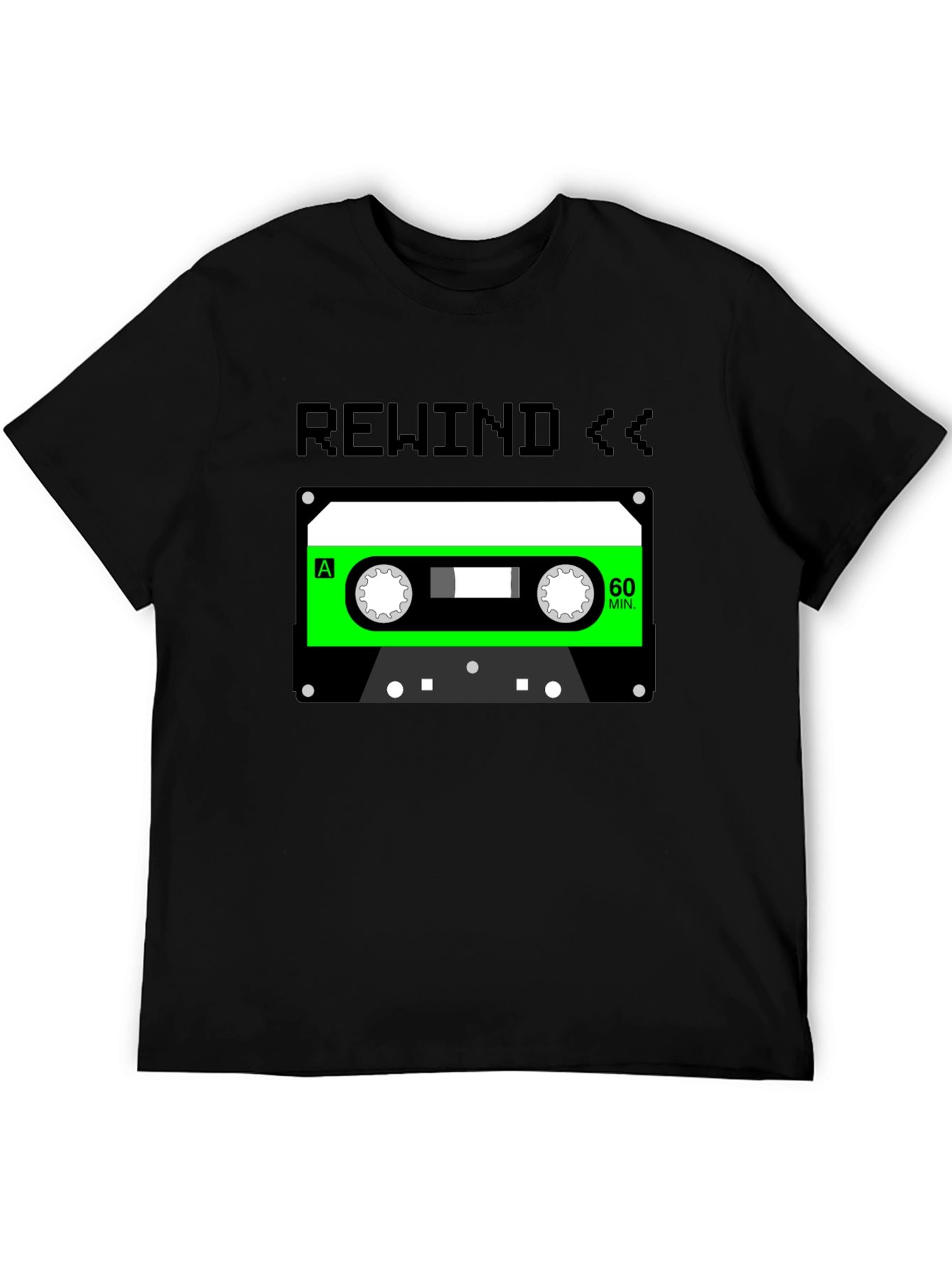 Retro Rewind Cassette Tape T-Shirt
