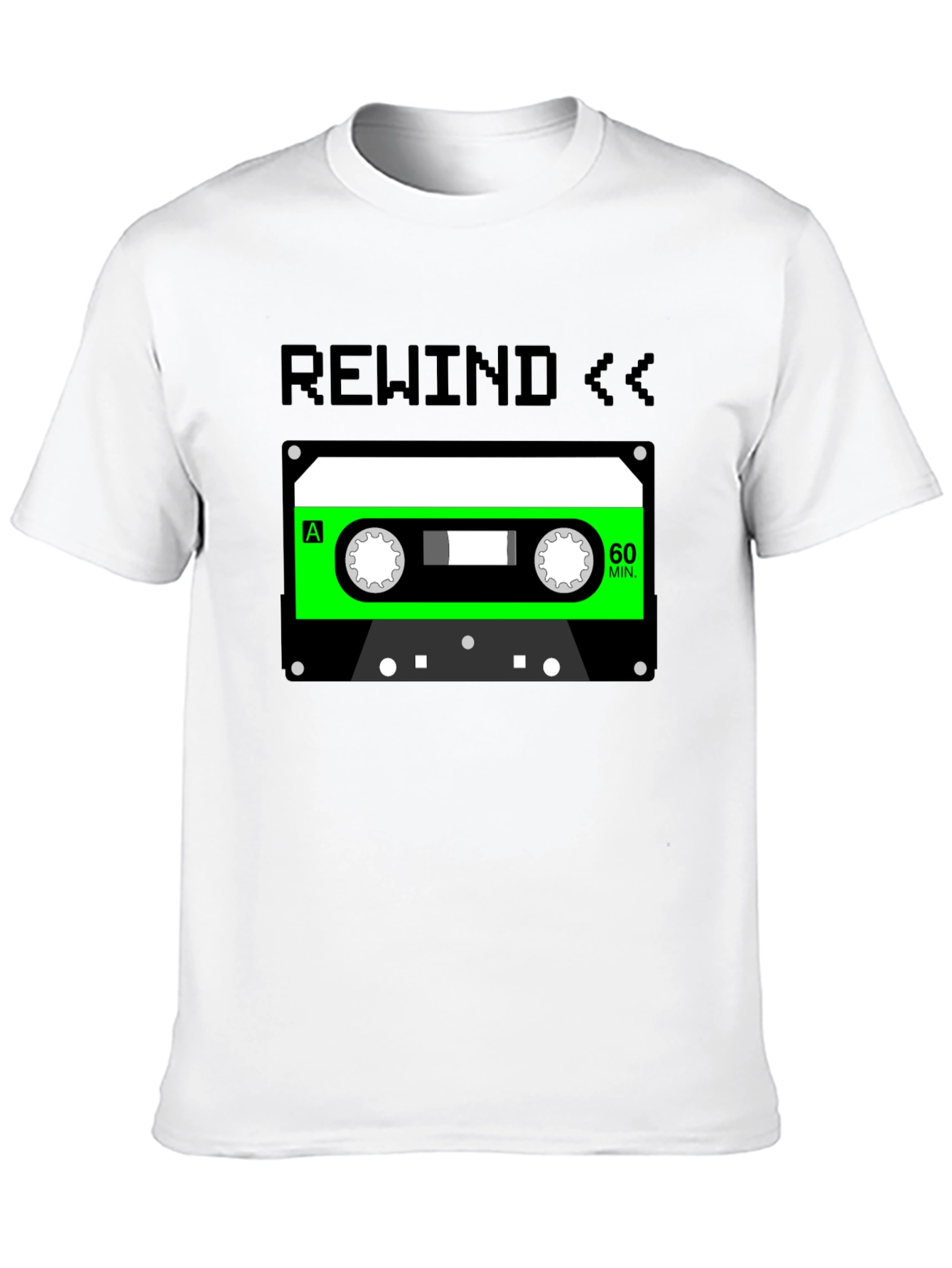 Retro Rewind Cassette Tape T-Shirt