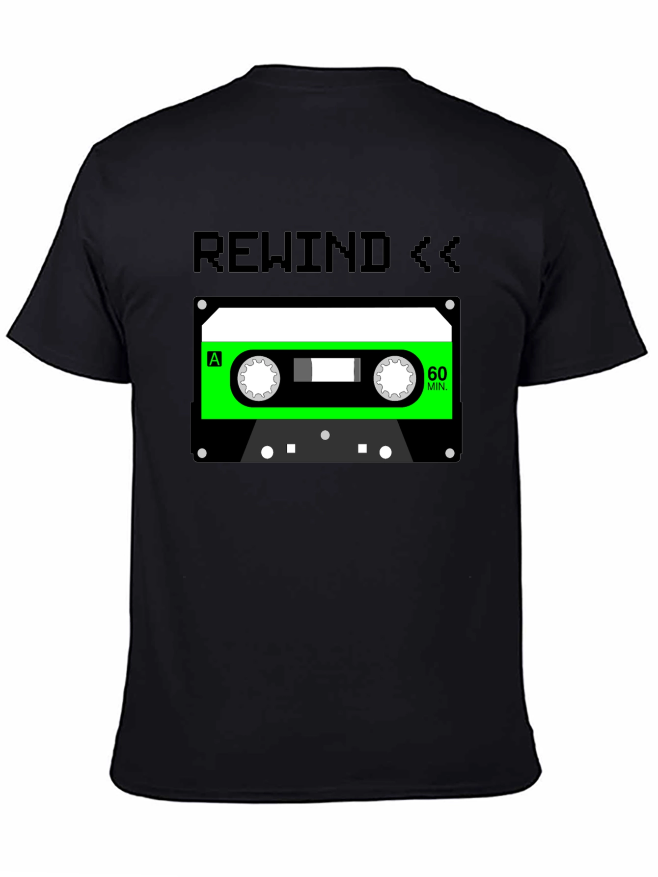 Retro Rewind Cassette Tape T-Shirt