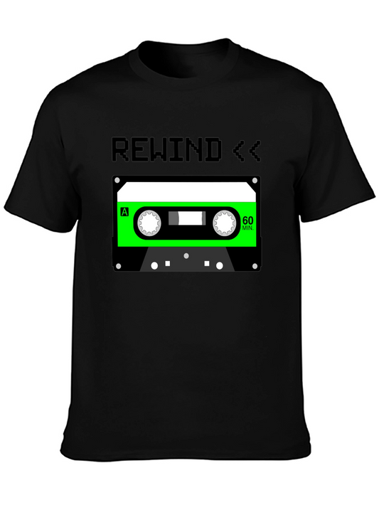 Retro Rewind Cassette Tape T-Shirt