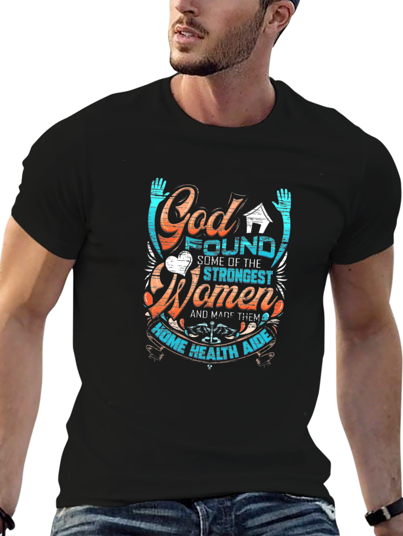 Strong Women Home Health Aide Graphic Tee