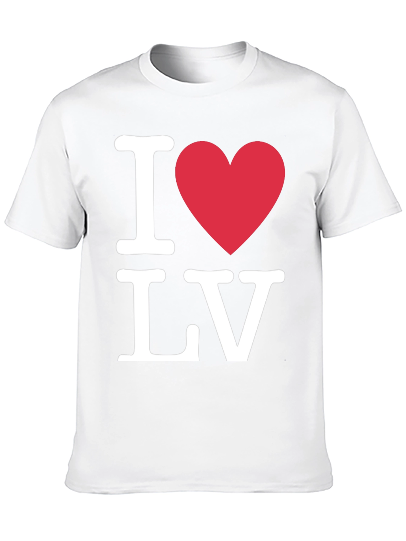 I Heart LV Black T-Shirt