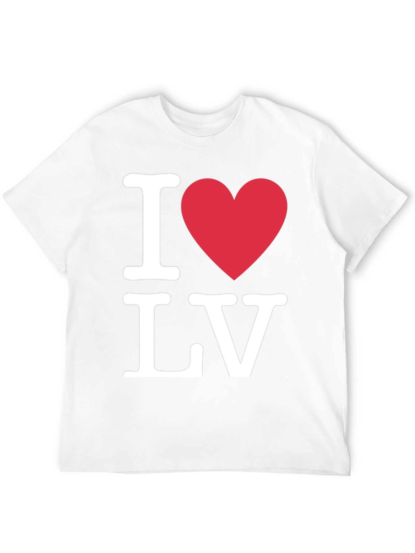 I Heart LV Black T-Shirt