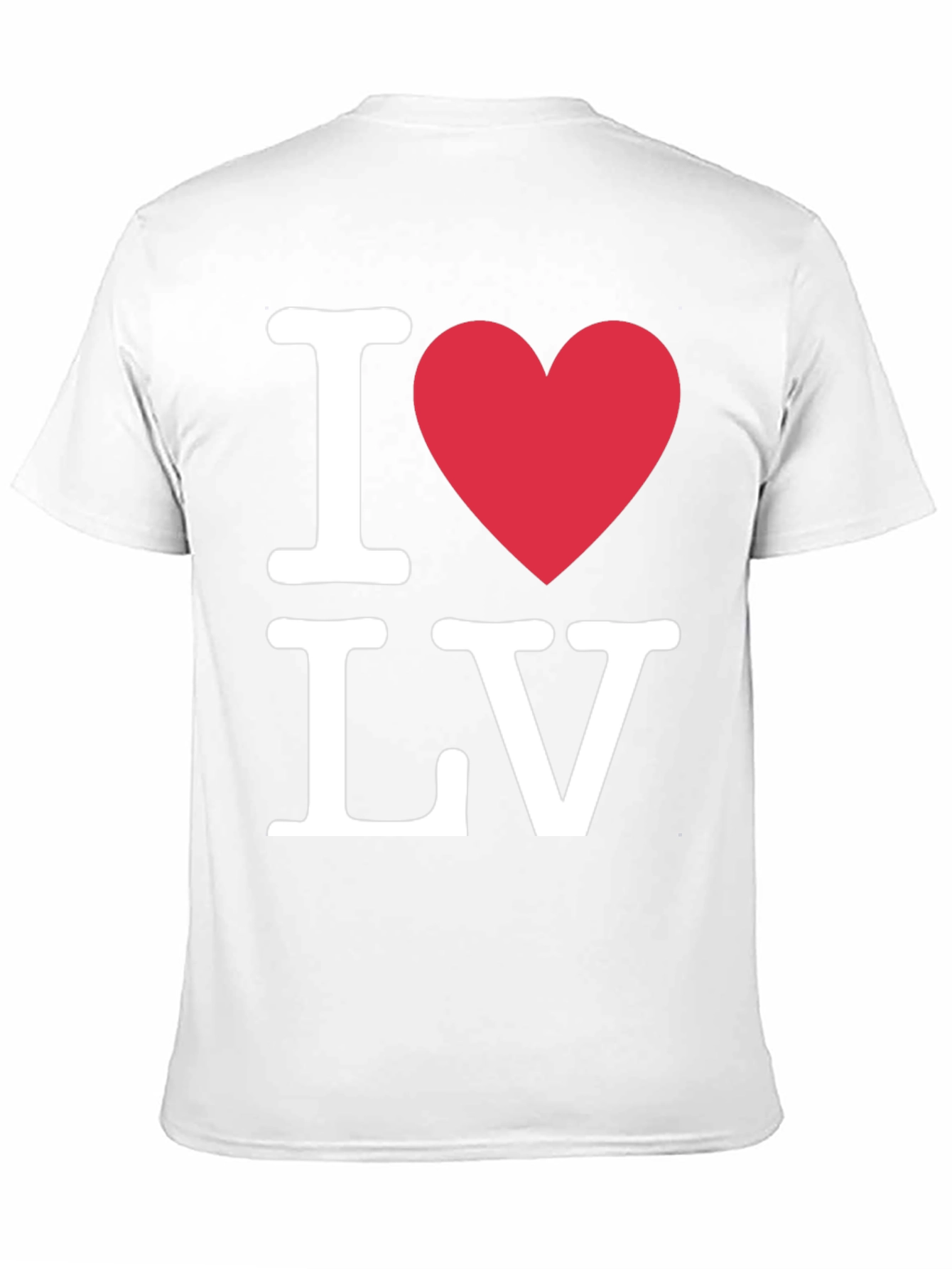 I Heart LV Black T-Shirt
