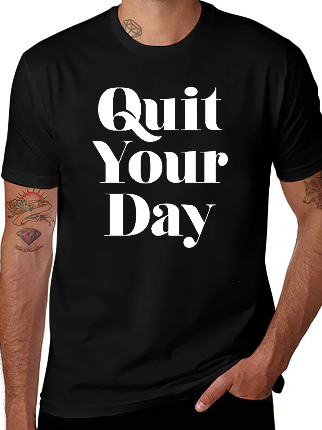 Quit Your Day Job T-Shirt - Bold Statement Tee