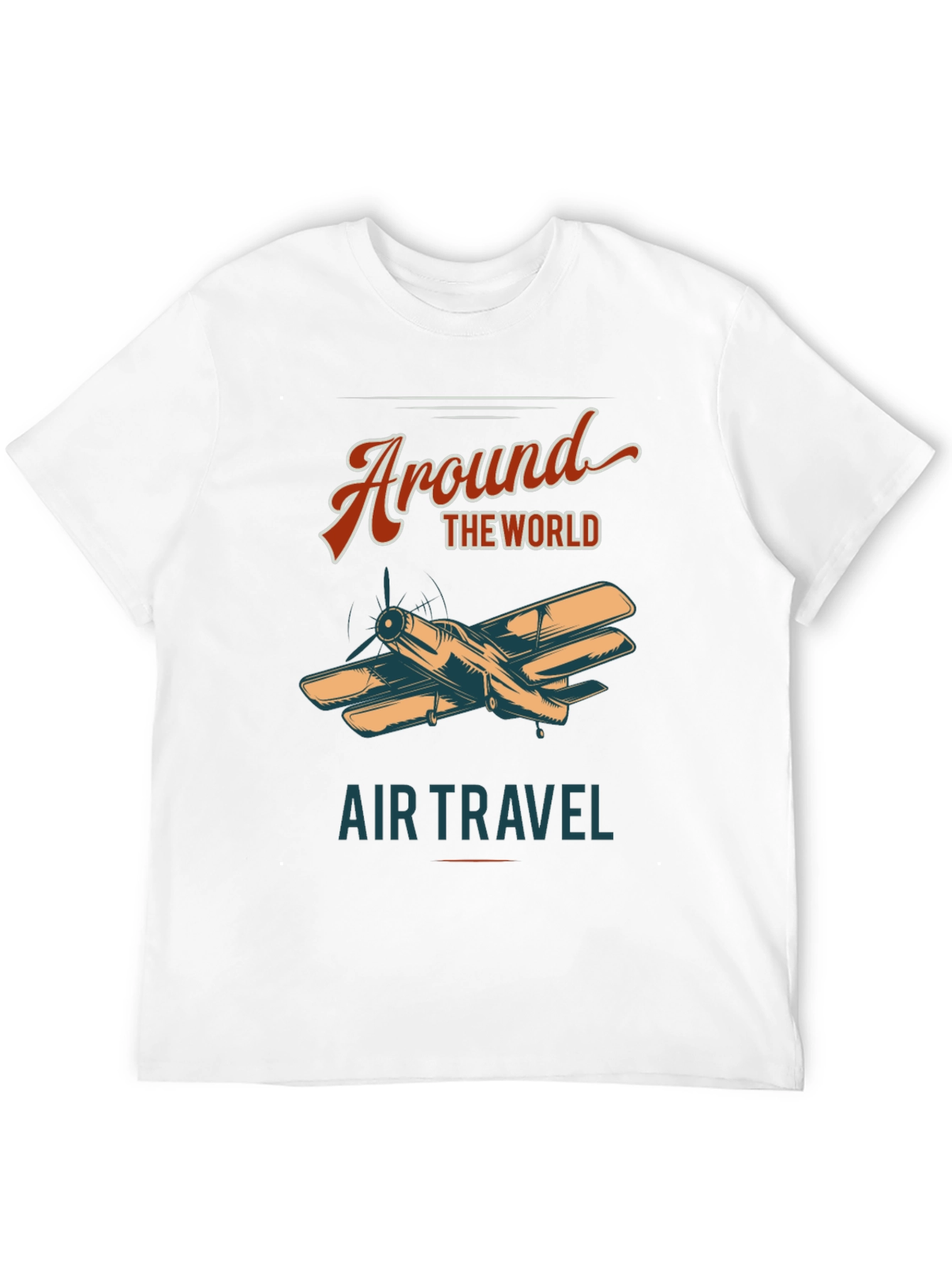 Around The World Air Travel Graphic Tee