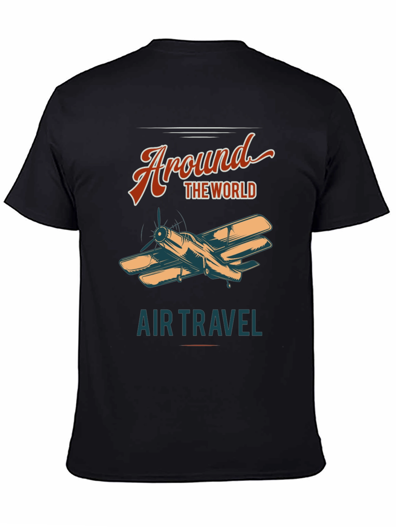 Around The World Air Travel Graphic Tee