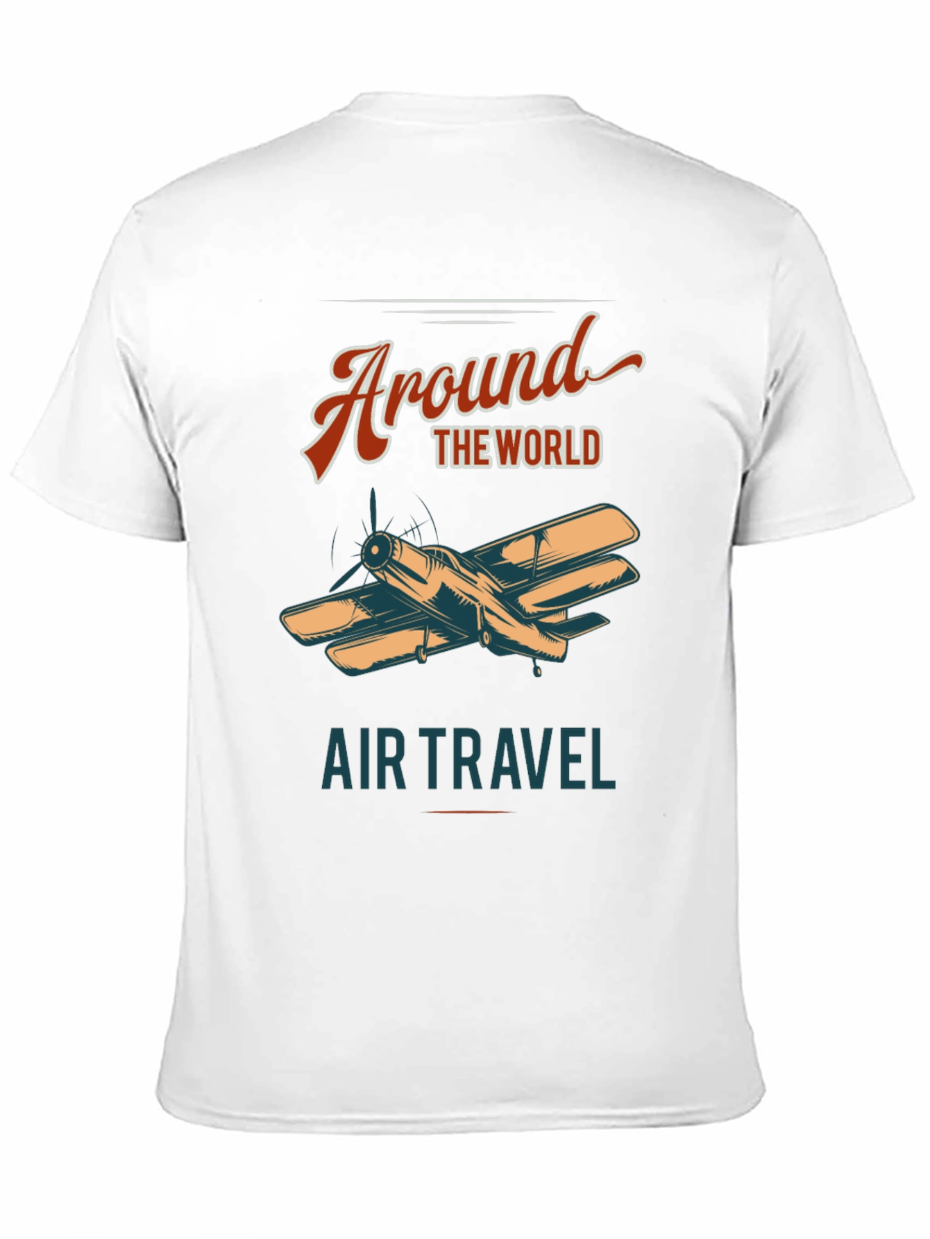Around The World Air Travel Graphic Tee