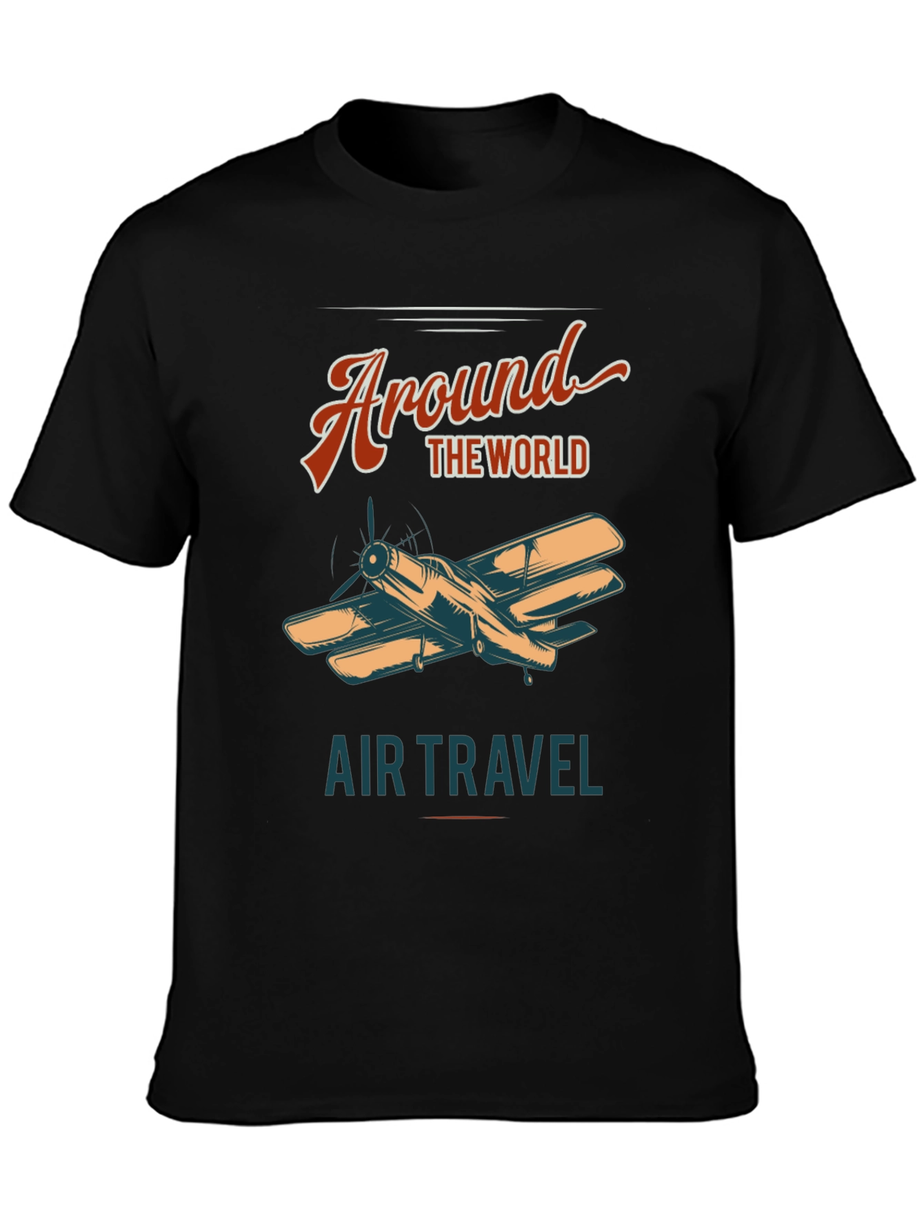 Around The World Air Travel Graphic Tee