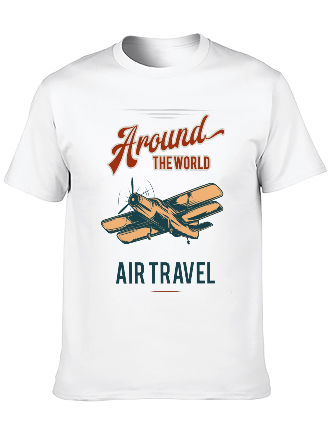 Around The World Air Travel Graphic Tee