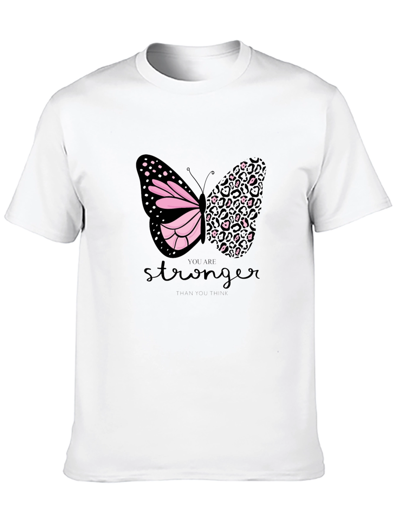 Stronger Than You Think Butterfly Graphic Tee