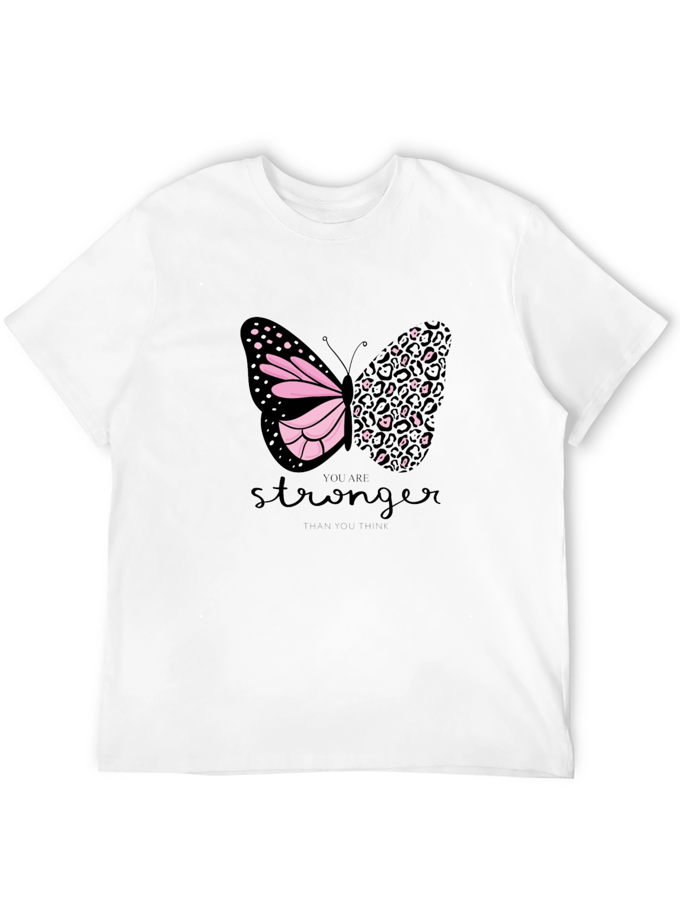 Stronger Than You Think Butterfly Graphic Tee