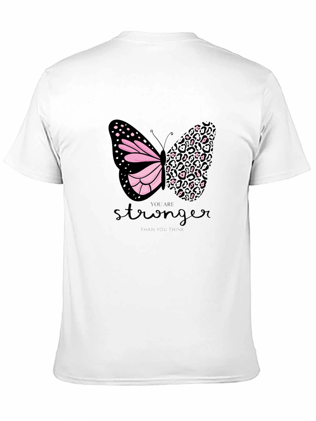 Stronger Than You Think Butterfly Graphic Tee