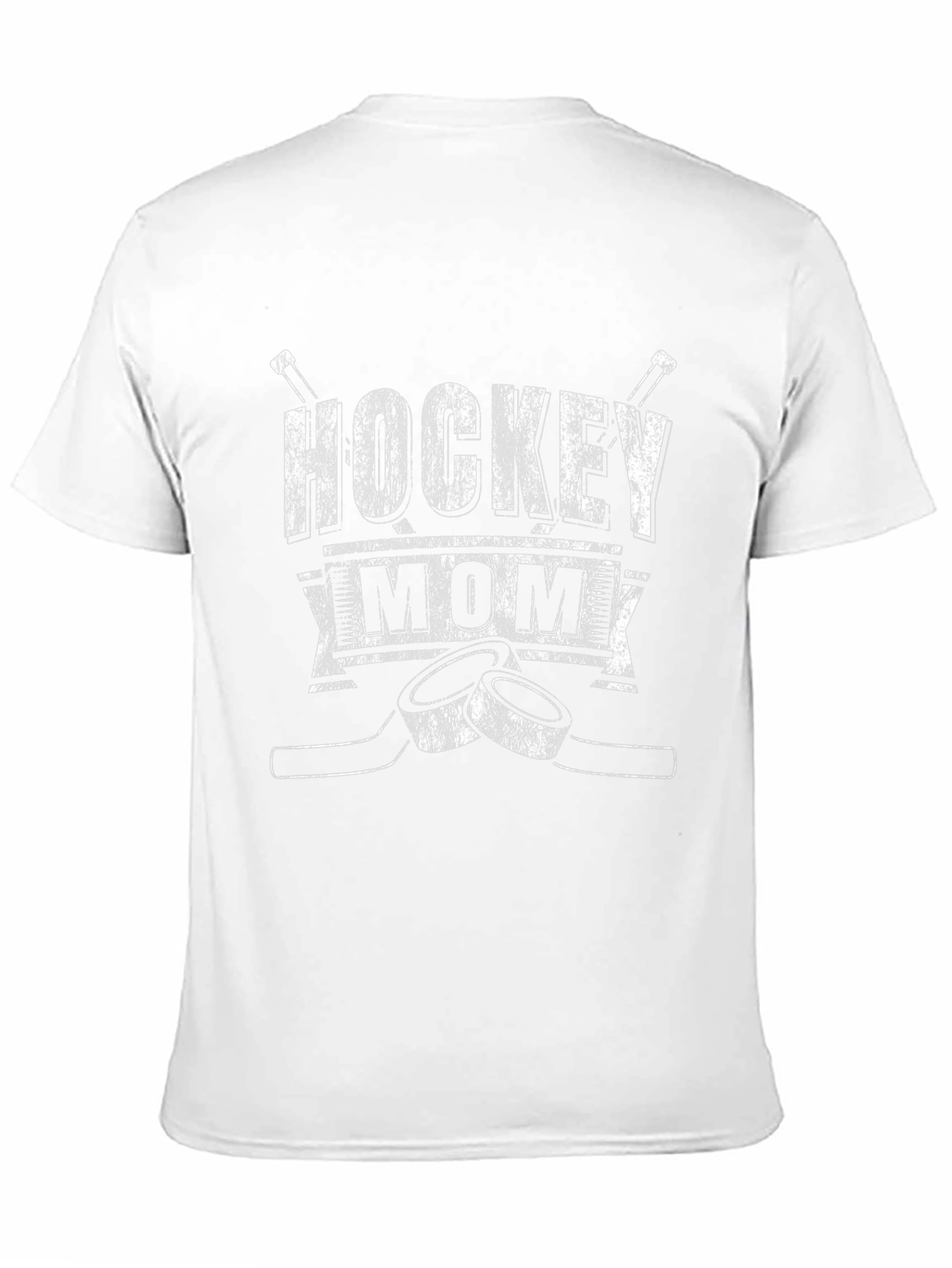 Hockey Mom Graphic Tee - Black Cotton T-Shirt
