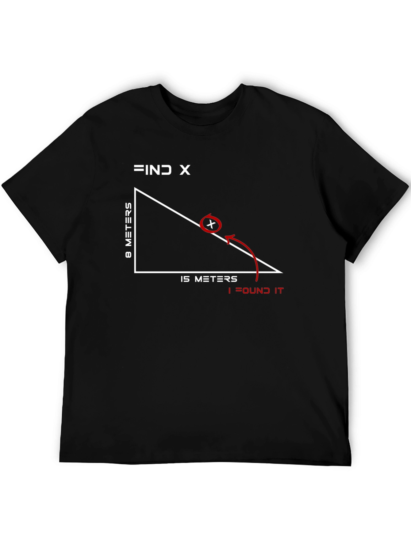 Find X Graphic Tee - Funny Math Equation T-Shirt