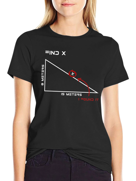 Find X Graphic Tee - Funny Math Equation T-Shirt