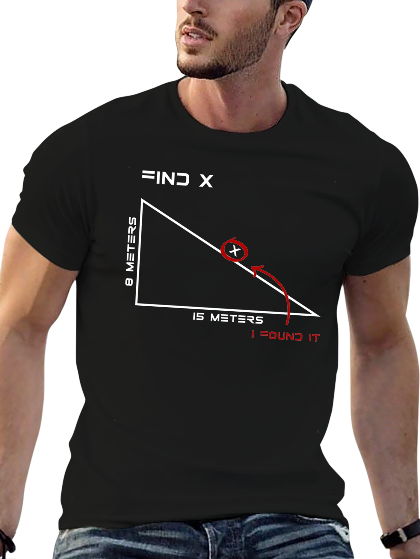 Find X Graphic Tee - Funny Math Equation T-Shirt