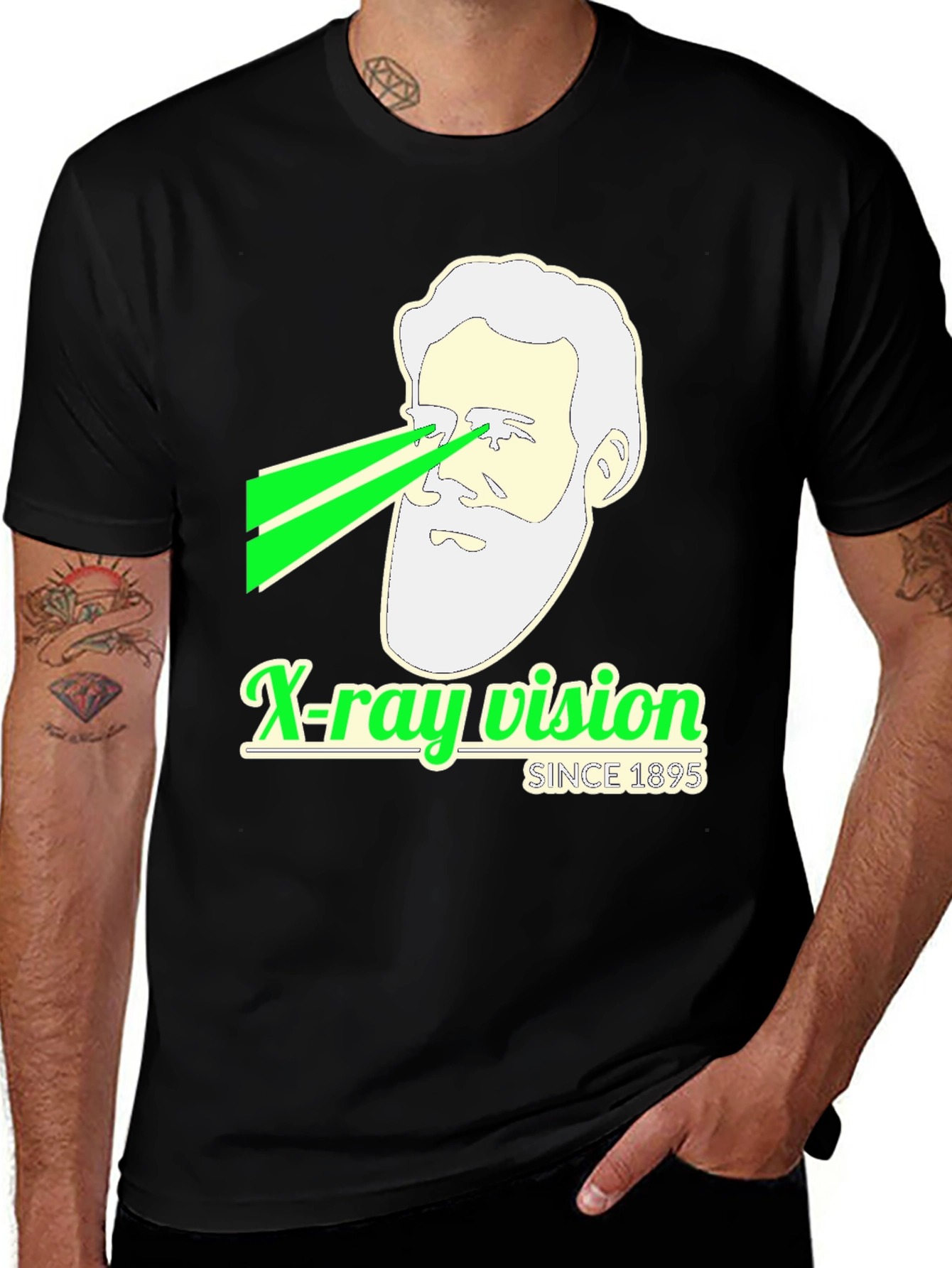 X-Ray Vision Since 1895 Novelty Graphic Tee