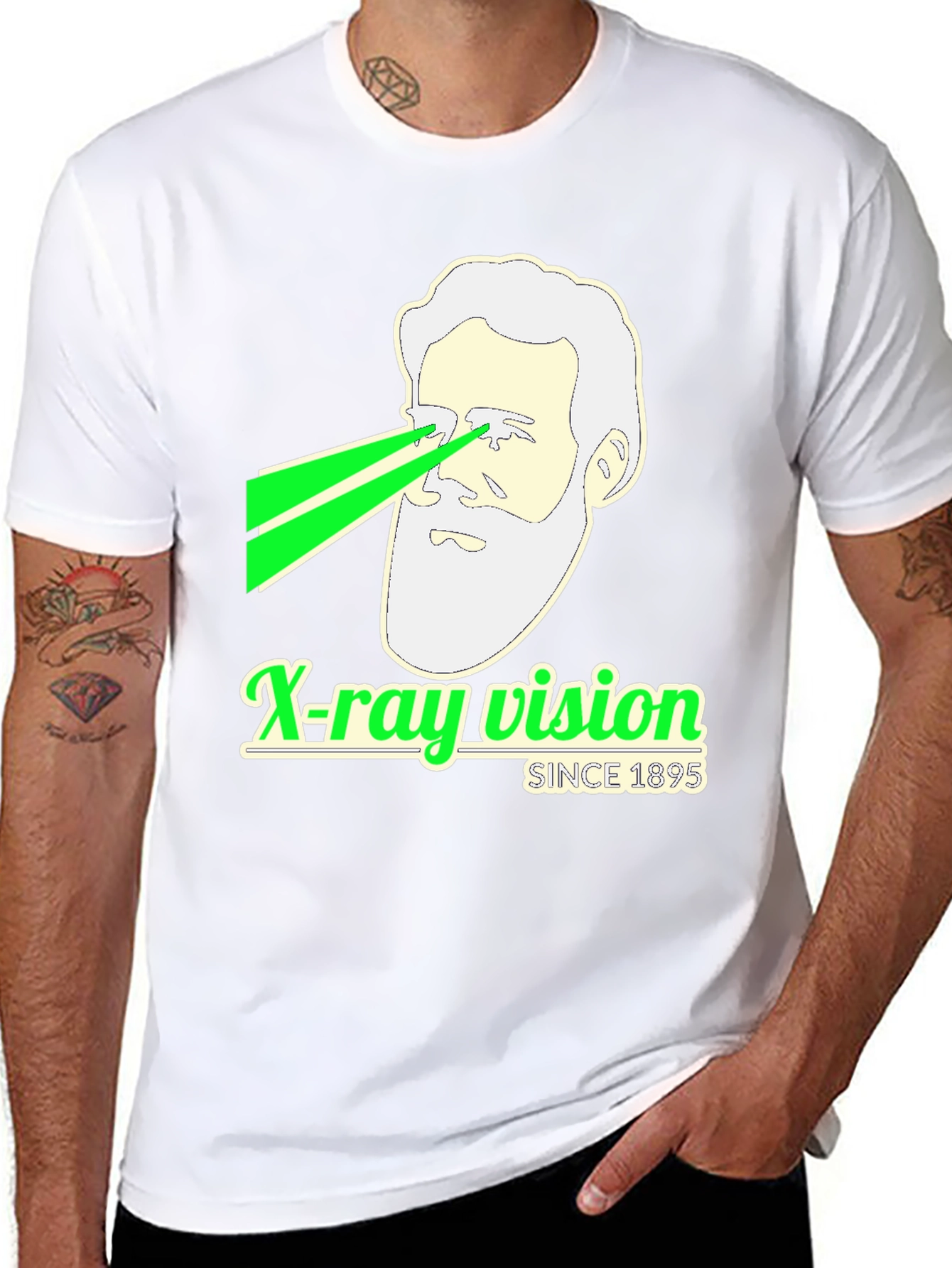 X-Ray Vision Since 1895 Novelty Graphic Tee