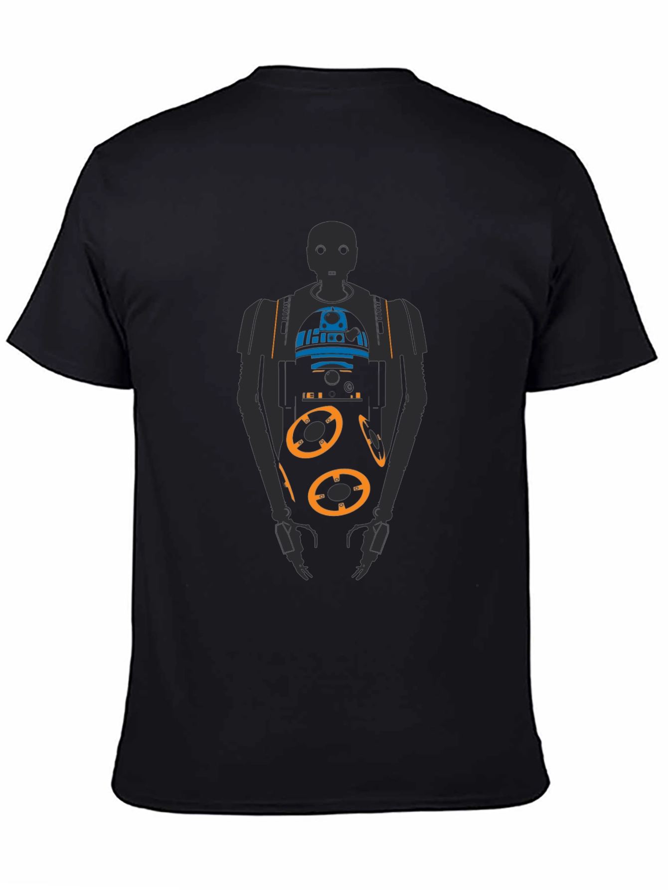 Droid Graphic Tee - Mens Black T-Shirt