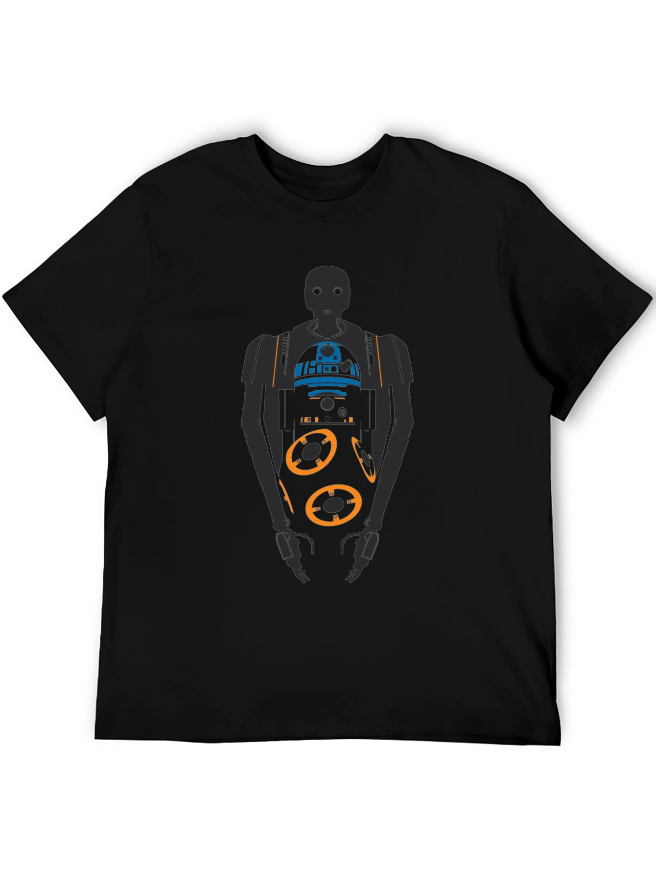 Droid Graphic Tee - Mens Black T-Shirt