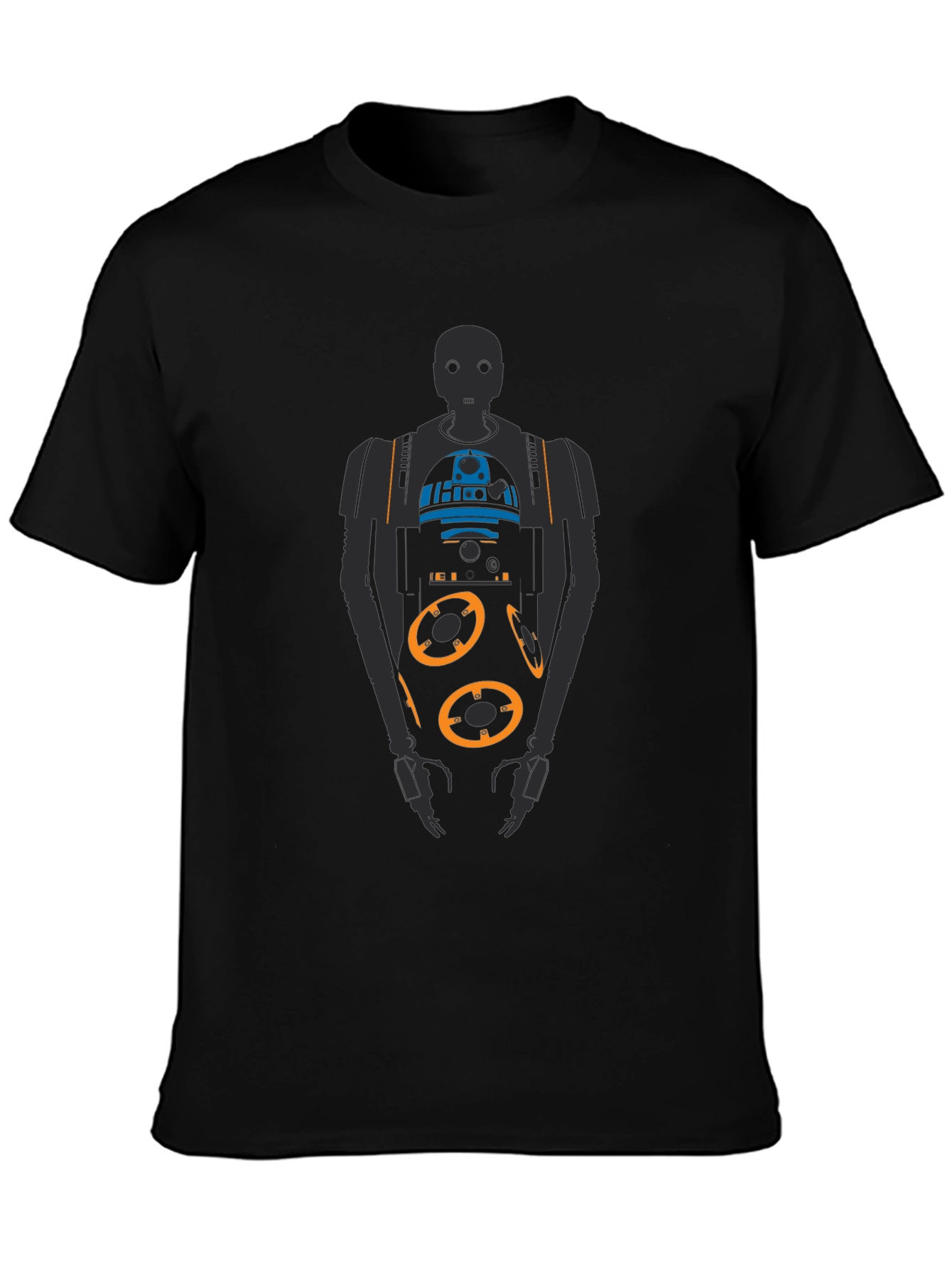 Droid Graphic Tee - Mens Black T-Shirt