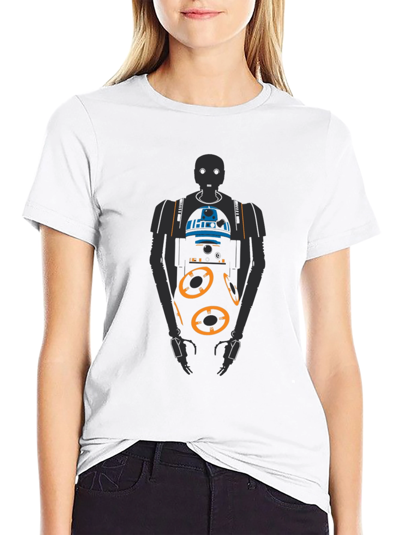 Droid Graphic Tee - Mens Black T-Shirt