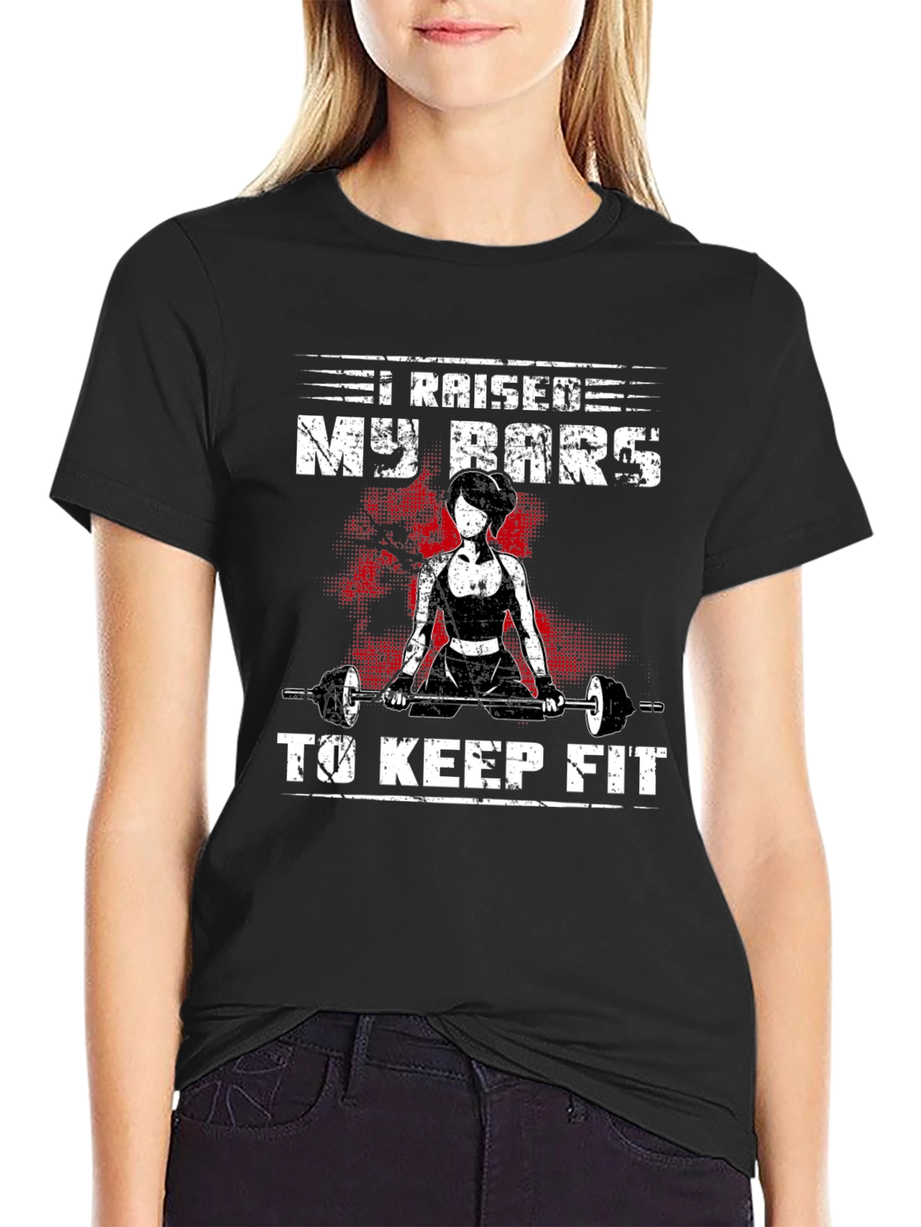 I Raised My Bars Fitness T-Shirt