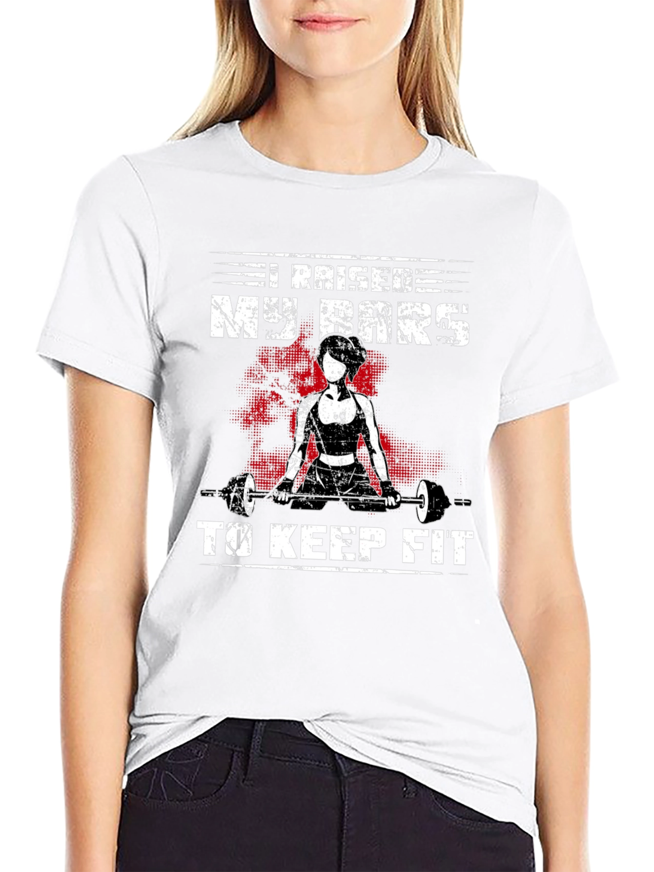I Raised My Bars Fitness T-Shirt