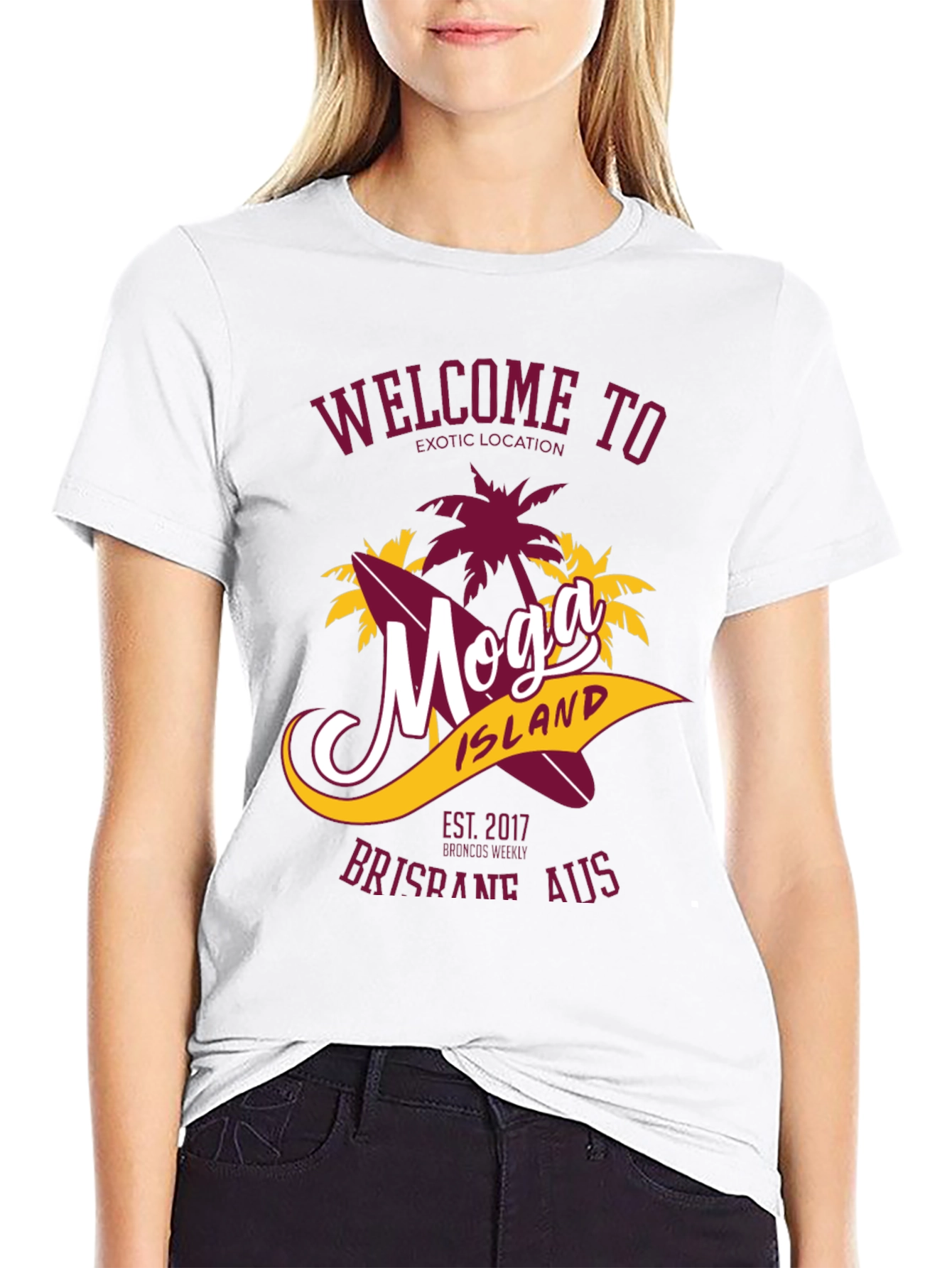 Moga Island T-Shirt - Brisbane AUS - Exotic Location