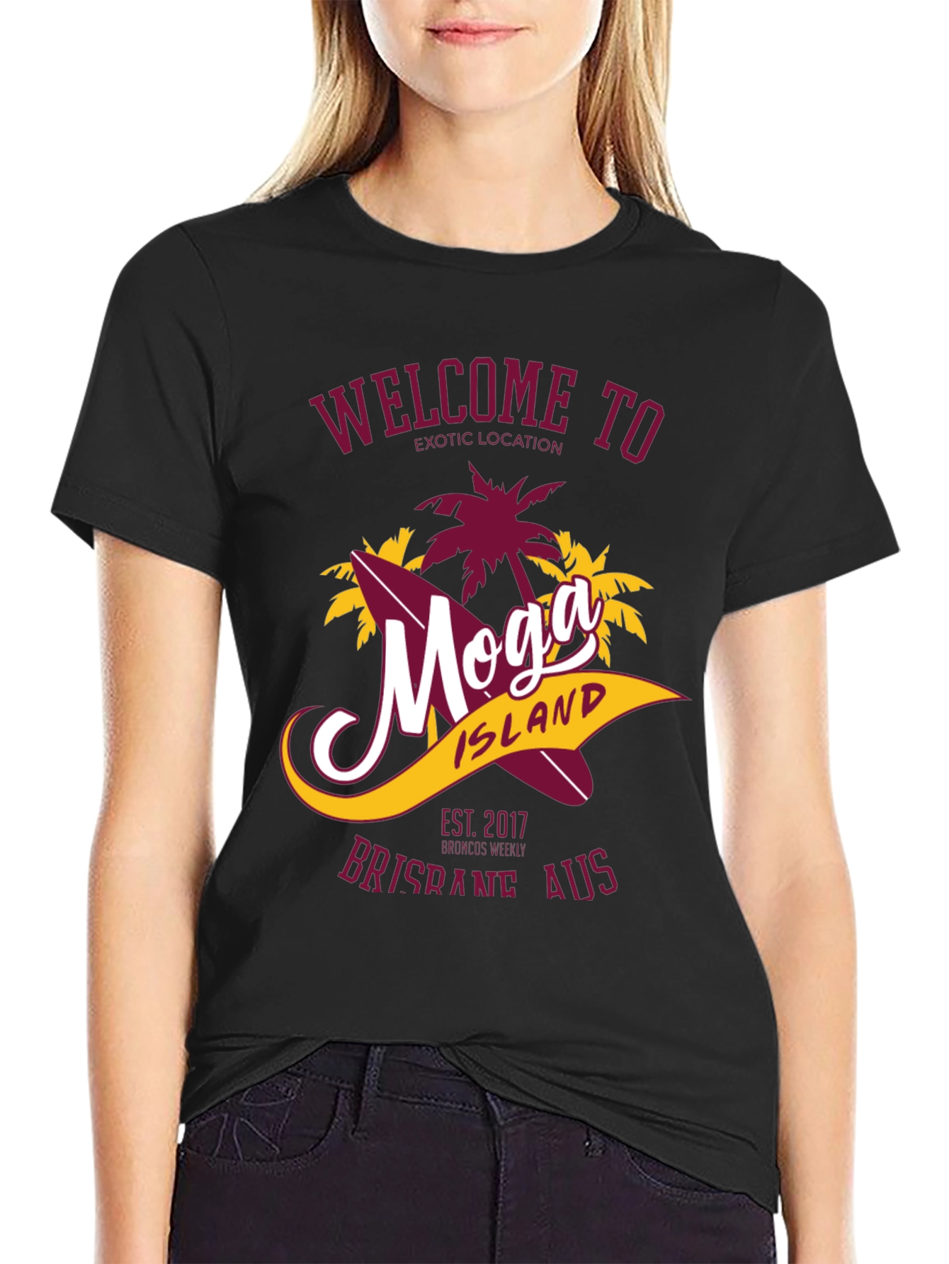 Moga Island T-Shirt - Brisbane AUS - Exotic Location