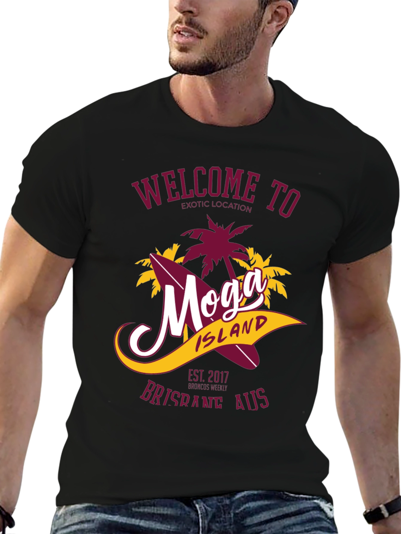 Moga Island T-Shirt - Brisbane AUS - Exotic Location