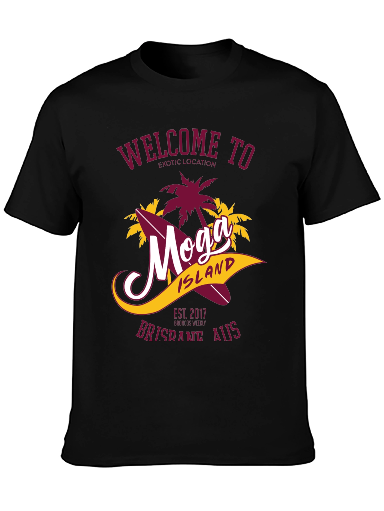 Moga Island T-Shirt - Brisbane AUS - Exotic Location