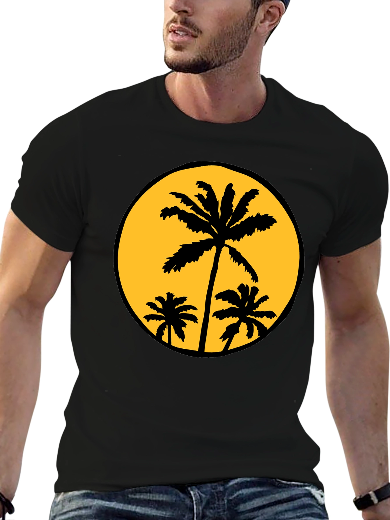 Tropical Palm Tree Graphic Tee