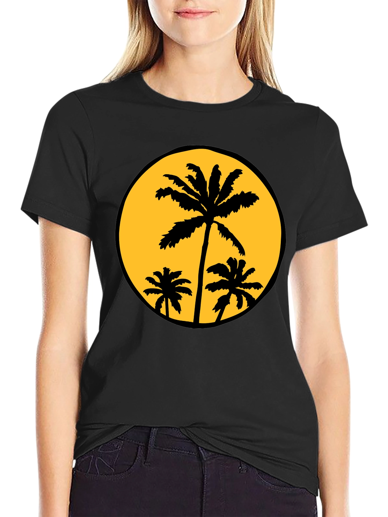 Tropical Palm Tree Graphic Tee