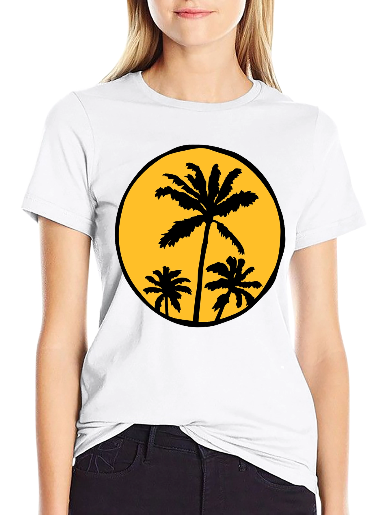 Tropical Palm Tree Graphic Tee