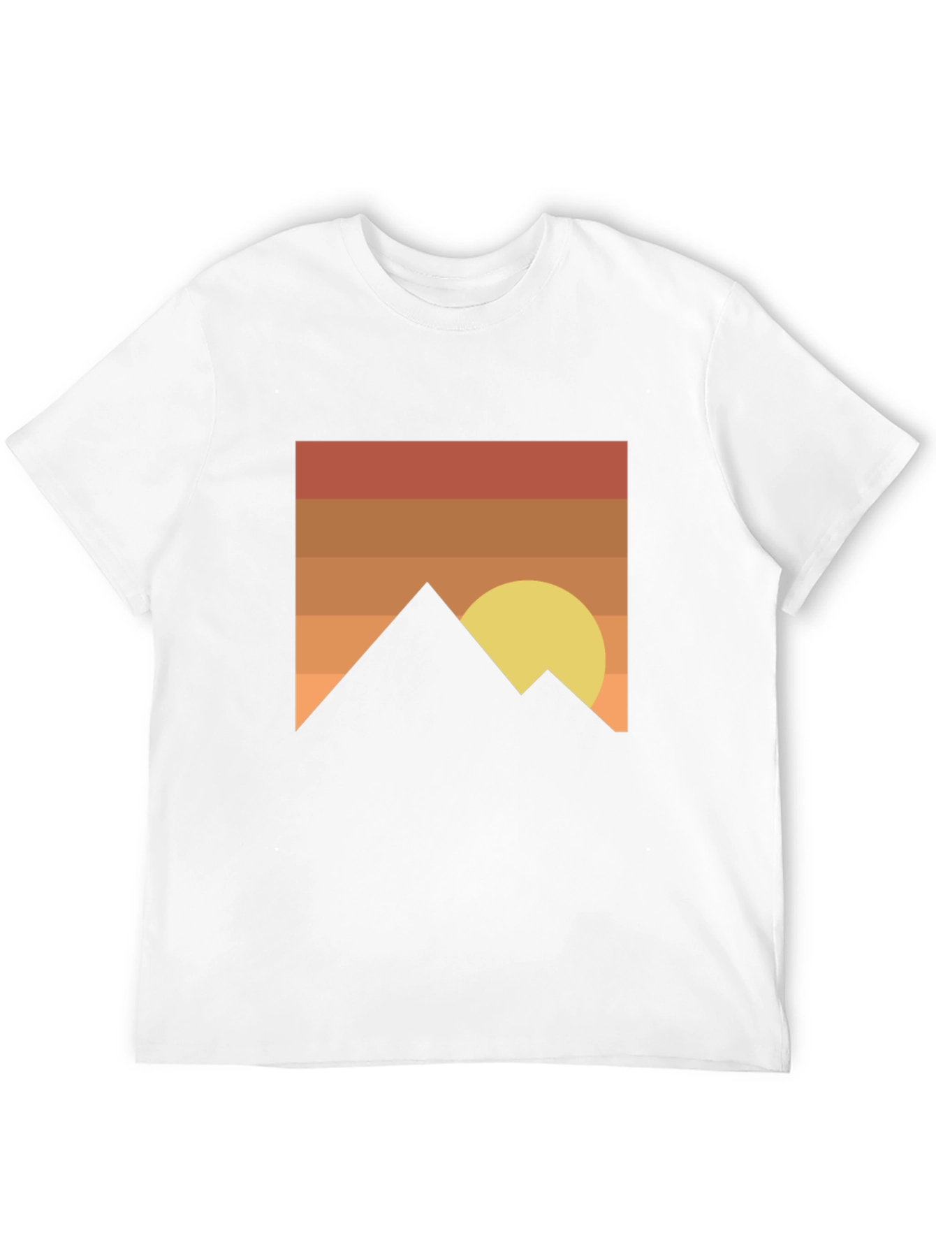 Retro Mountain Graphic Tee - Black