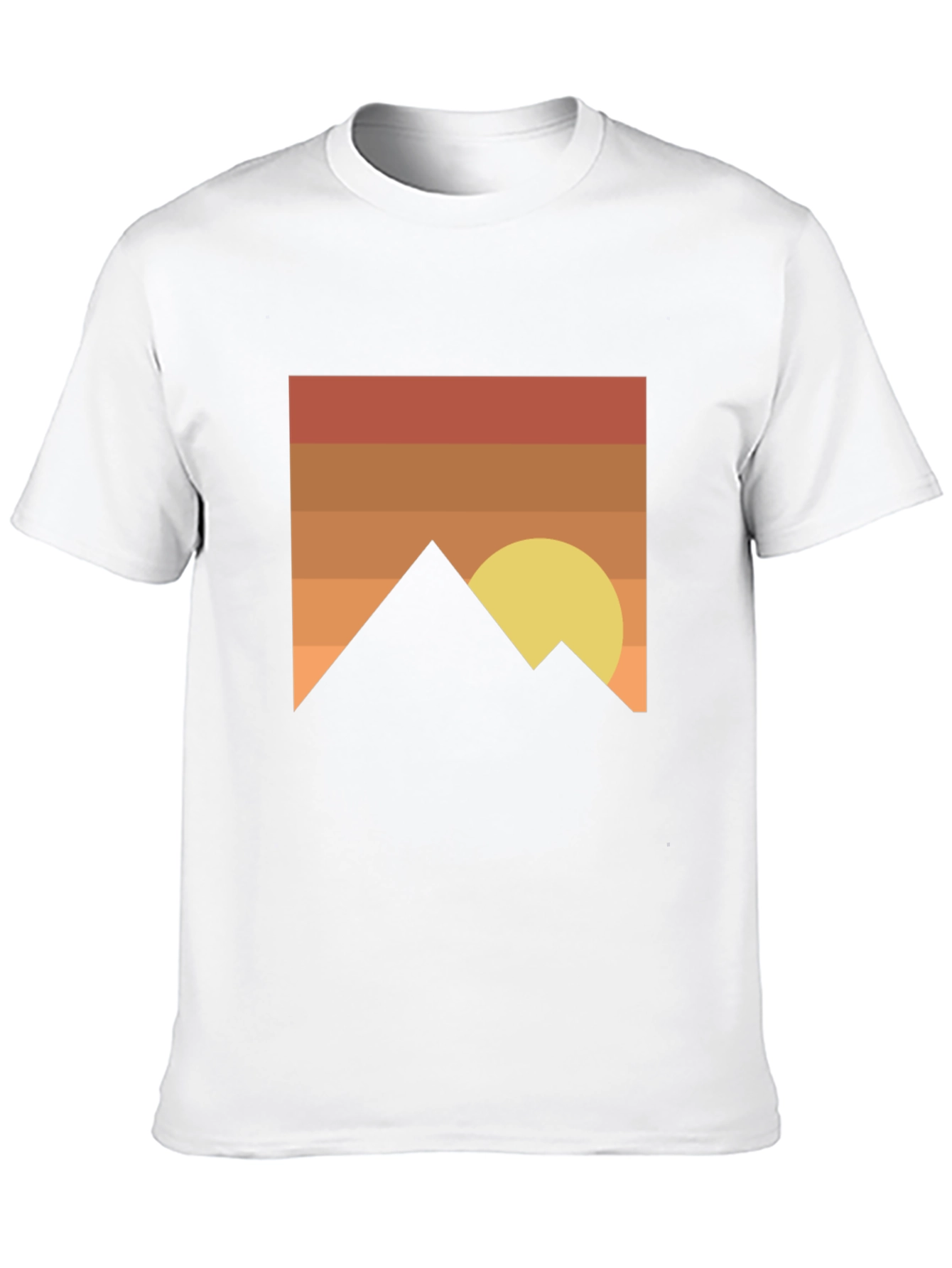 Retro Mountain Graphic Tee - Black