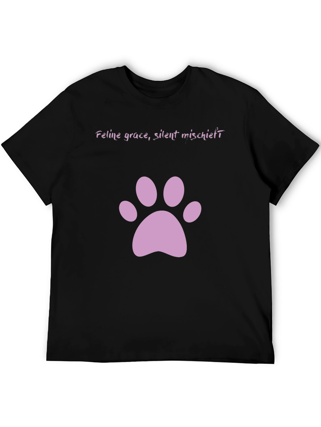Feline Grace Cat Paw Print T-Shirt