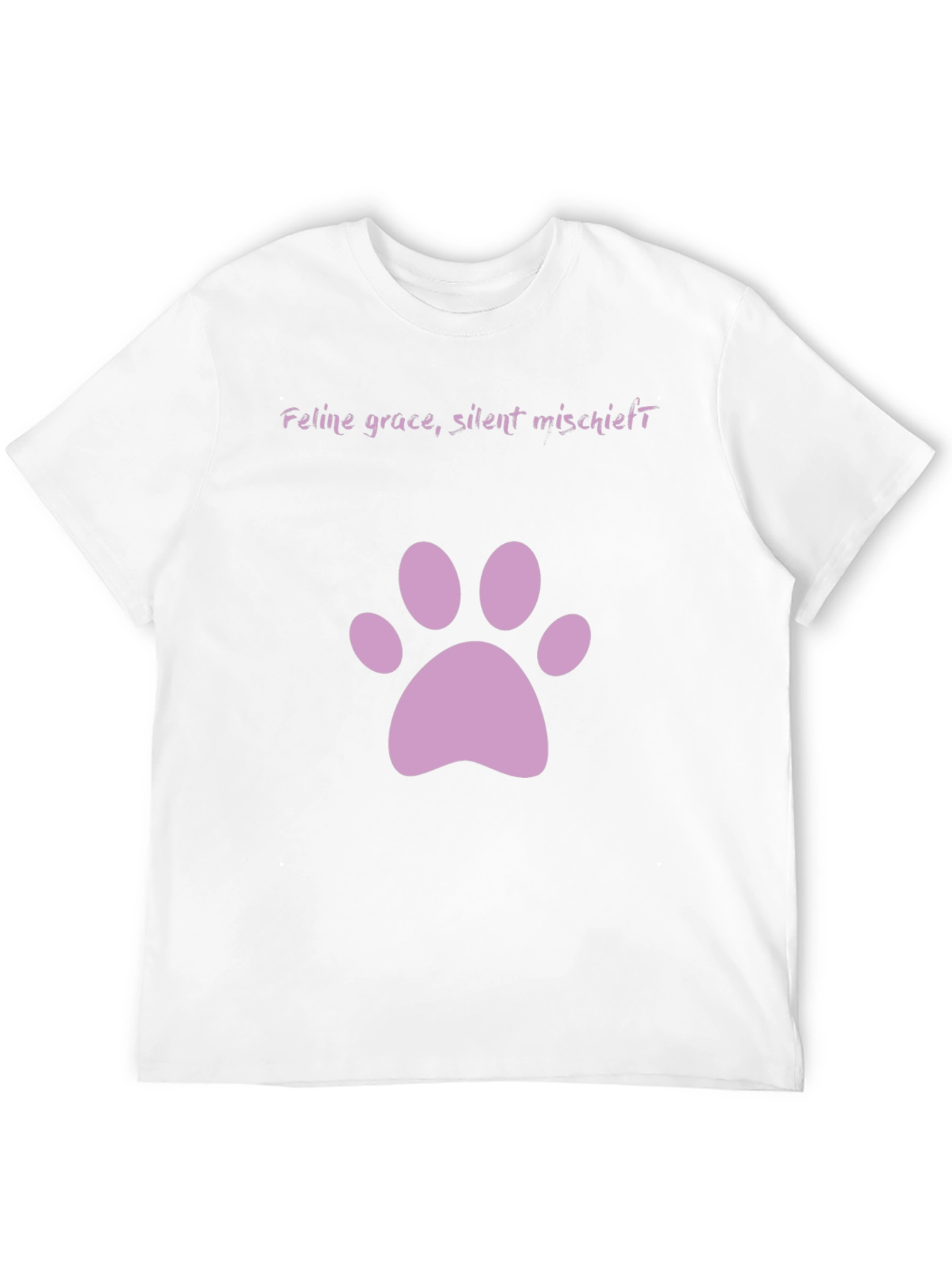 Feline Grace Cat Paw Print T-Shirt
