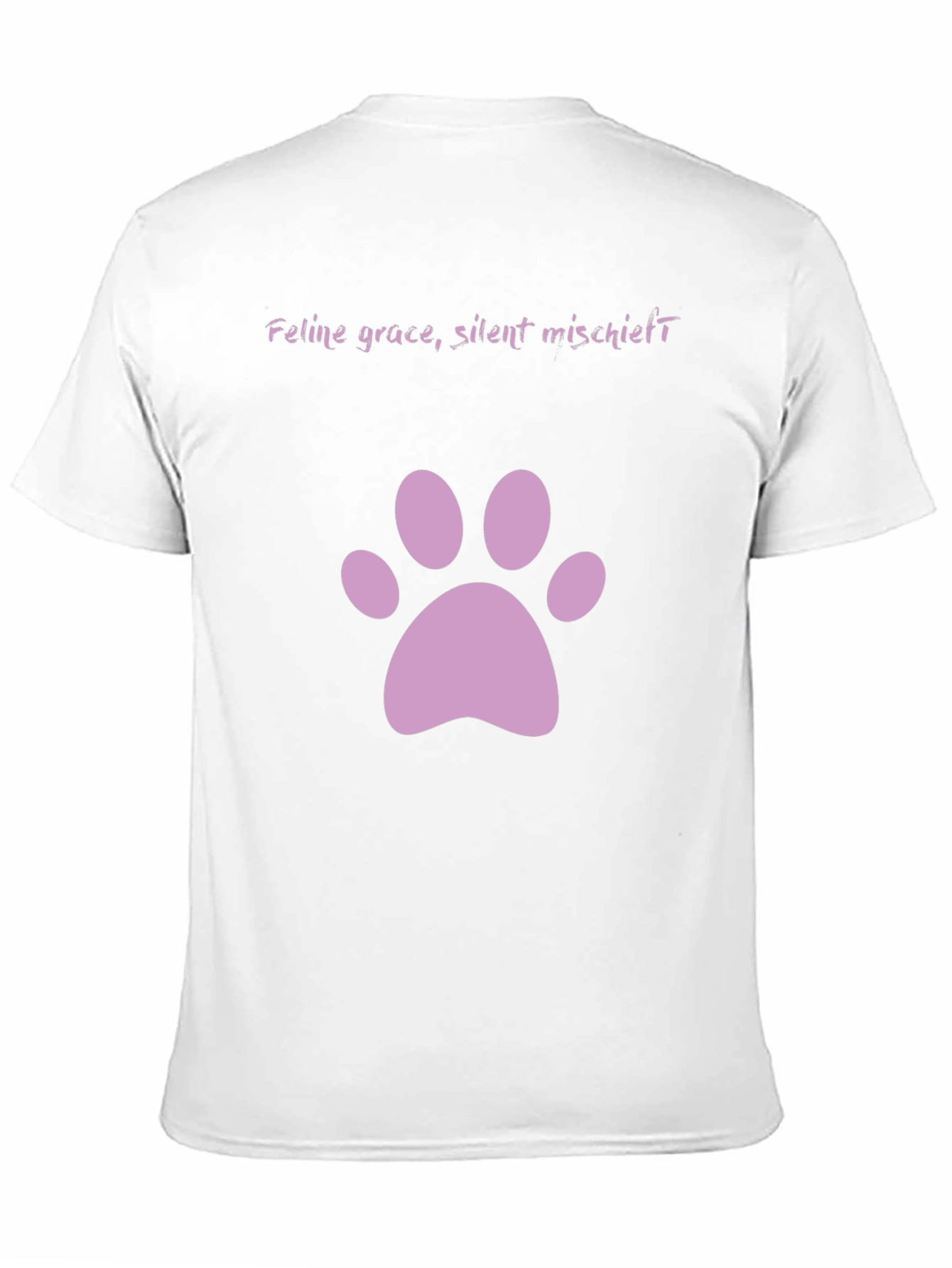 Feline Grace Cat Paw Print T-Shirt