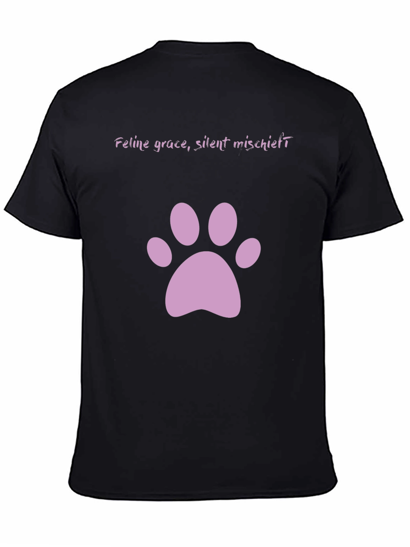 Feline Grace Cat Paw Print T-Shirt