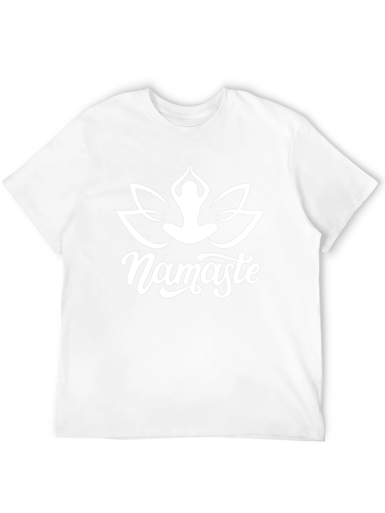 Namaste Lotus Graphic Tee - Black