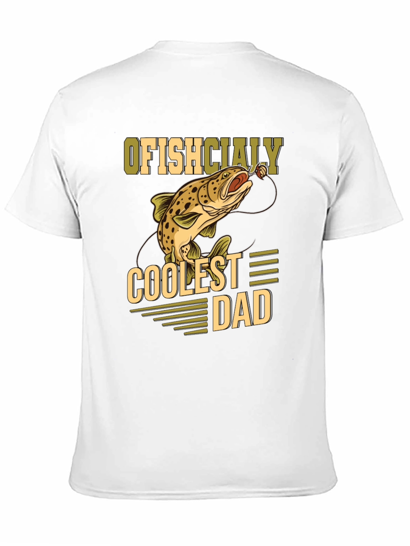 Ofishcially Coolest Dad T-Shirt - Fishing Tee