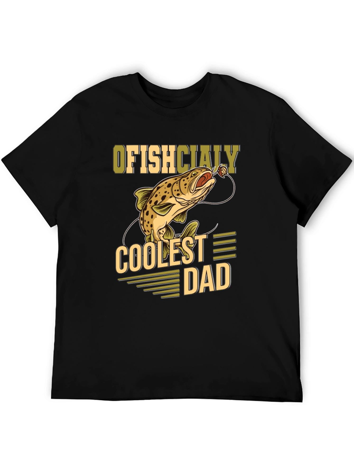 Ofishcially Coolest Dad T-Shirt - Fishing Tee