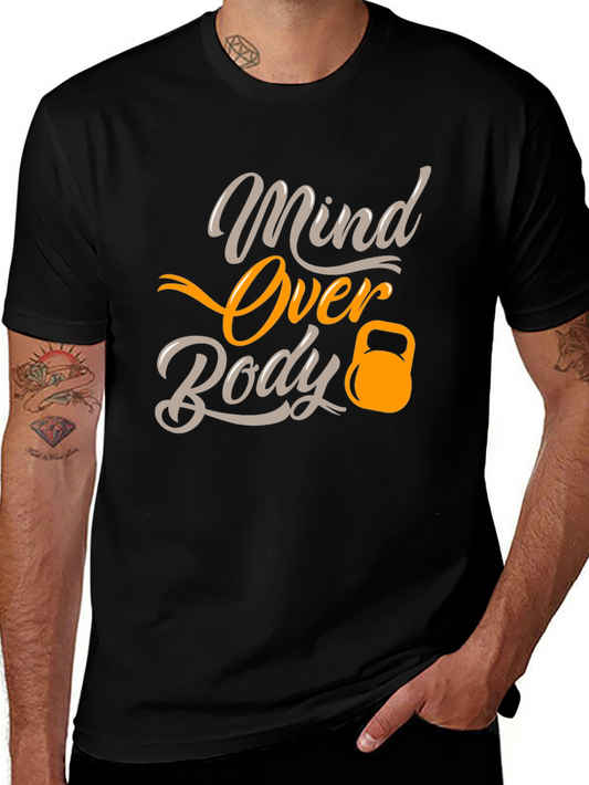 Mind Over Body Black Graphic Tee
