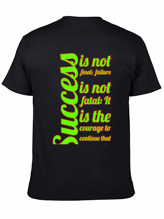 Motivational Success T-Shirt - Courage to Continue