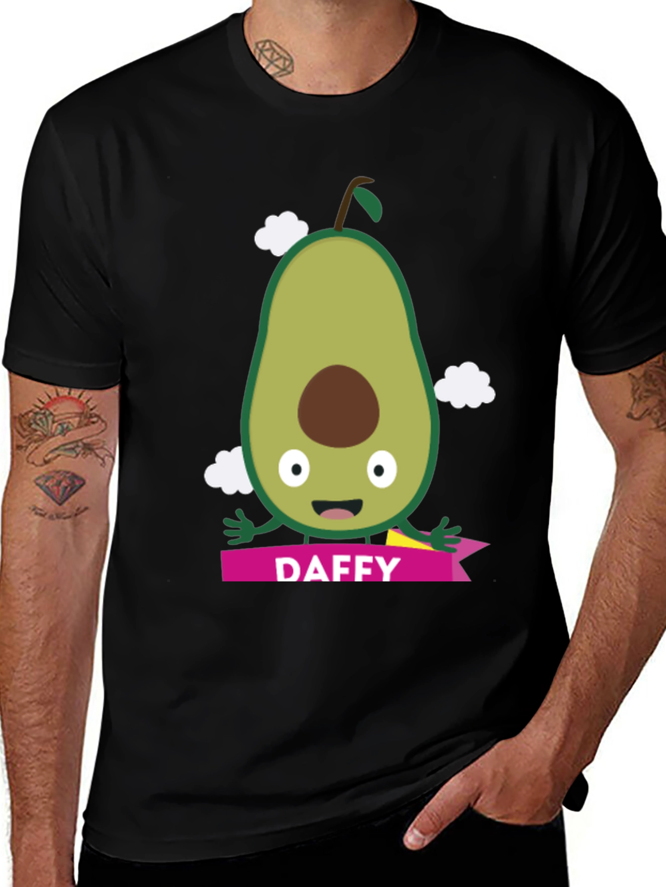 Avocado Cartoon Daffy T-Shirt